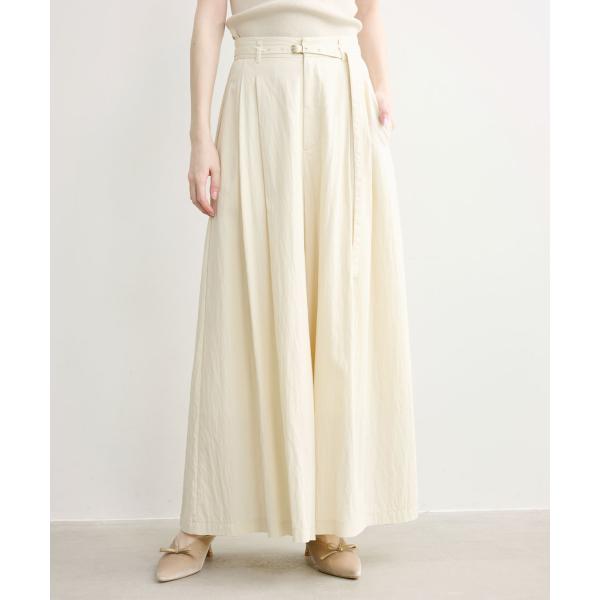 【SALE】COCODEAL　タックワイドフレアパンツ　76116084