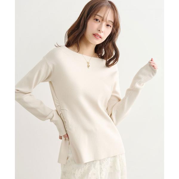 COCODEAL　オフショルギャザーニット　76131149