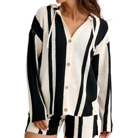 BILLABONG　ウィメンズ　UTILITY BAJA SWEATER HOODIEカーディガン　...