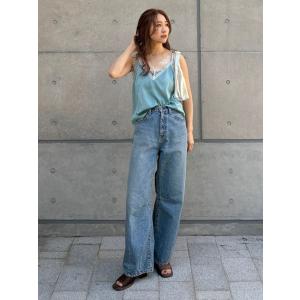 UNGRID　カーブルーズカラーデニム　再入荷　1126224424
