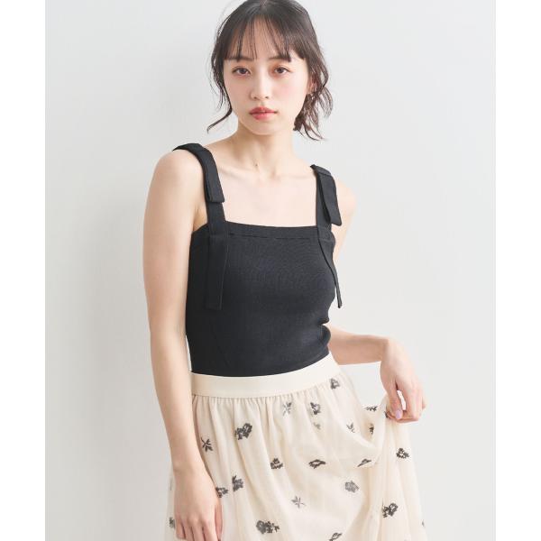 COCODEAL リボンニットタンクトップ 76331407