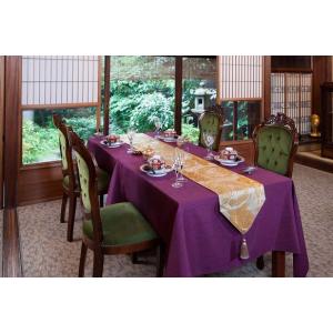 西陣金襴正絹 散雲丸龍テーブルランナー 岡本織物株式会社