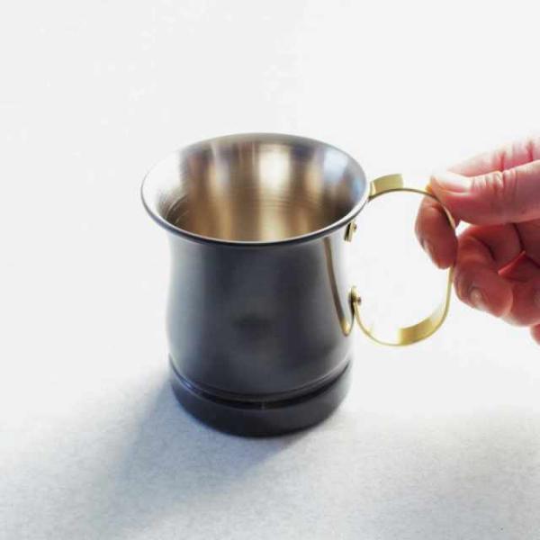 銅 ビアマグ 黒 16oz 460ml  新光金属 マグカップ  職人 燕三条 コップ カップ おす...