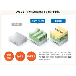 フットサルゴール アルミ(屋外用)(2台1対)...の詳細画像3