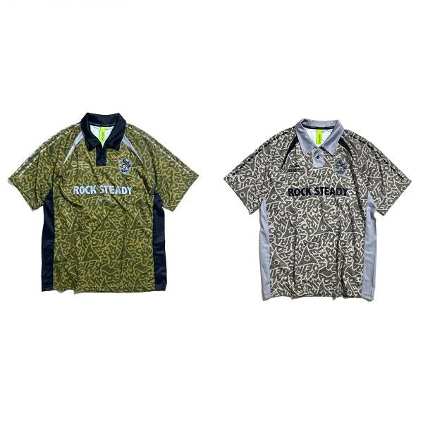 JAMAICAN GRAFFITI GAME POLO SHIRT “ROCK STEADY”・CA...