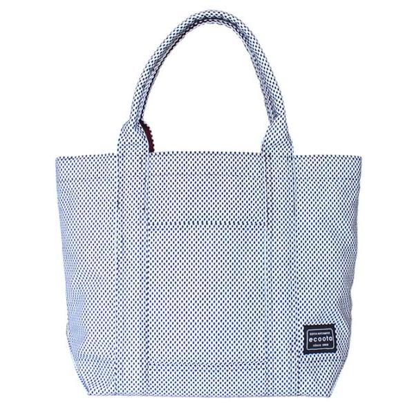 ecoota刺子スタンダードトートバッグ　白地