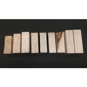 楓杢　　No.2　Ｌ８０〜110ｍｍ×Ｄ28〜30mm×Ｗ30〜３５mm　　　9本