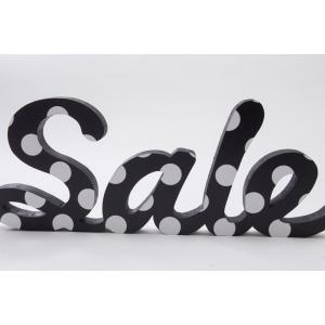 カルプ文字「SALE」筆記体　ドット