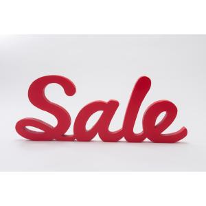 カルプ文字「Sale」筆記体　red