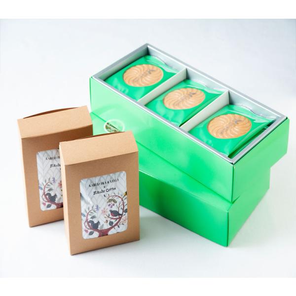 軽井沢＆VIALA　オリジナルセット（珈琲＆ゴーフレット）ドリップパックコーヒー5袋×2箱・ゴーフレ...