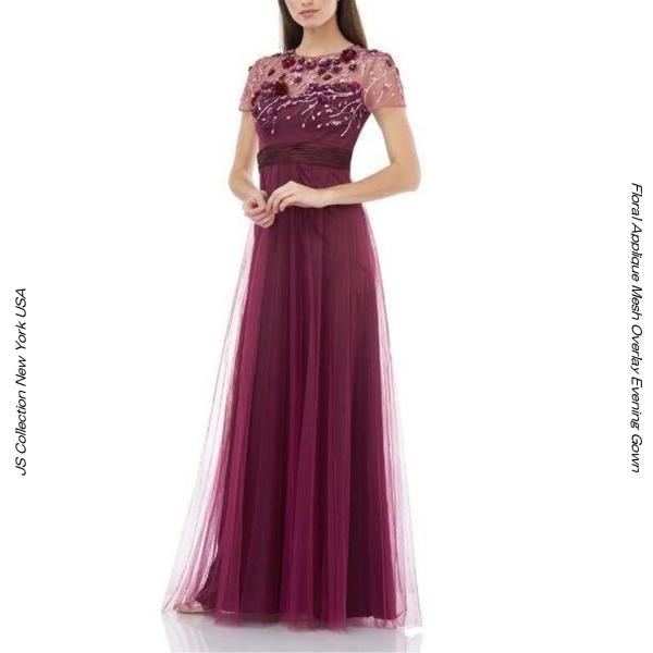 UE28867132 JSCOLLECTION 声楽ドレス ピアノ演奏 袖付きエンパイアドレス ワイ...