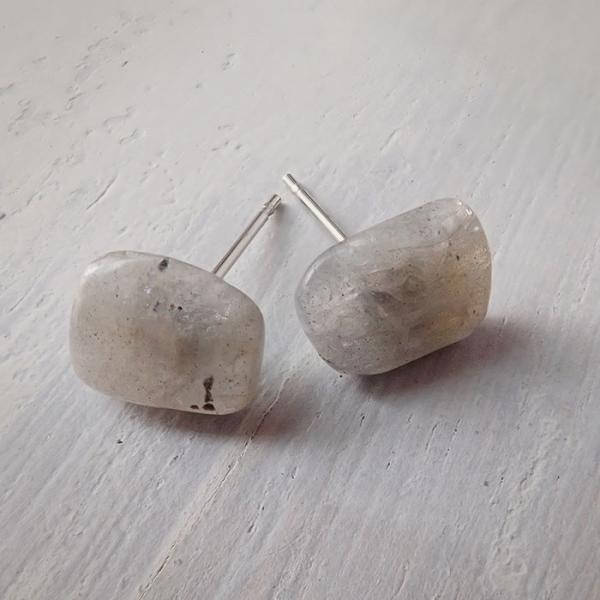 【メール便送料無料】 【日本製】ピアス (38.ラブラドライト)マダガスカル産 ペア （シルバー）ス...