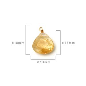 【1個売り】天然石 イエローアベンチュリン ペ...の詳細画像5