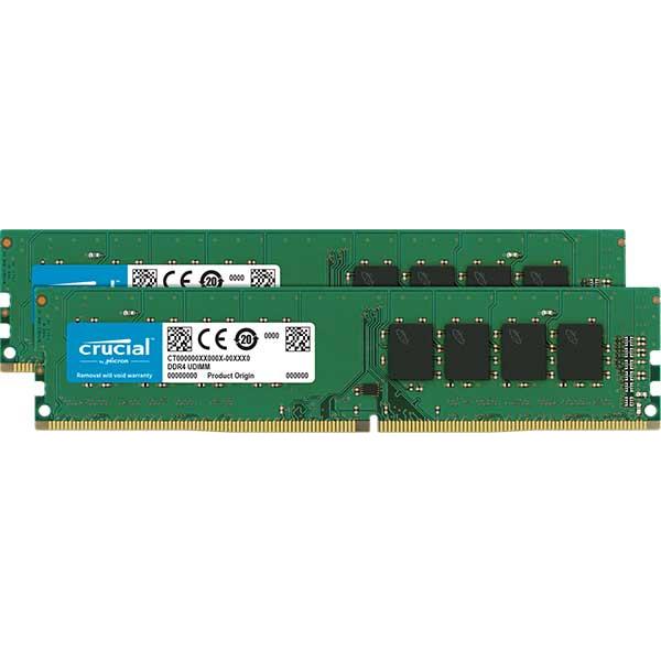 Crucial 8GB Kit (4GBx2) DDR4 2400 MT/s (PC4-19200)...