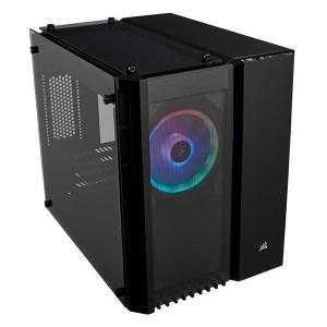 Corsair Crystal 280X RGB ブラック microATX ミニタワー型PCケース CC-9011135-WW