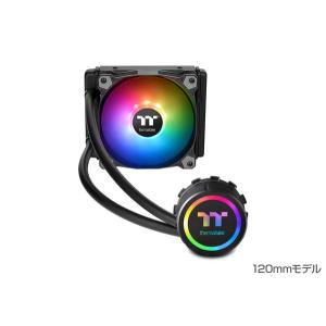 Thermaltake Water 3.0 120 ARGB Sync マザーボードのイルミネーションと同期可能水冷一体型CPUクーラー CL-W232-PL12SW-A