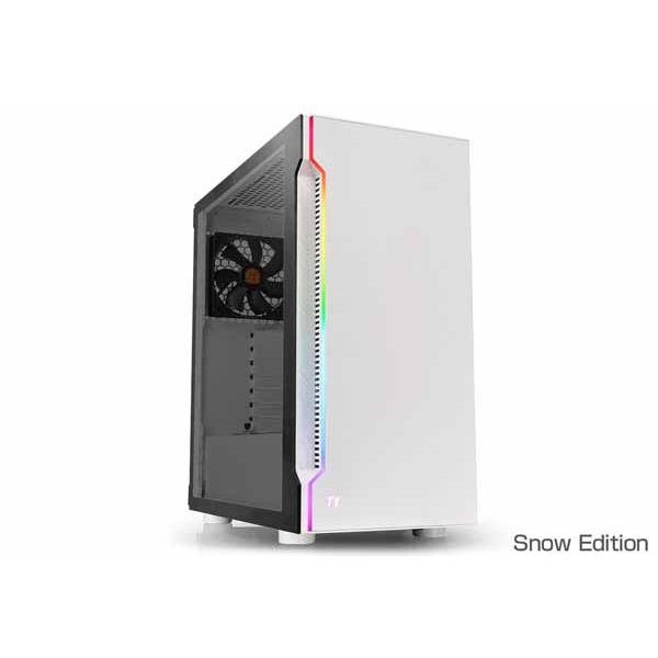 Thermaltake H200 TG RGB Snow Edition ATX ミドルタワー型PC...