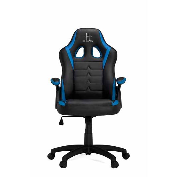 VertaGear HHGears SM-115 Gaming Chair ブラック＆ブルー PUレ...