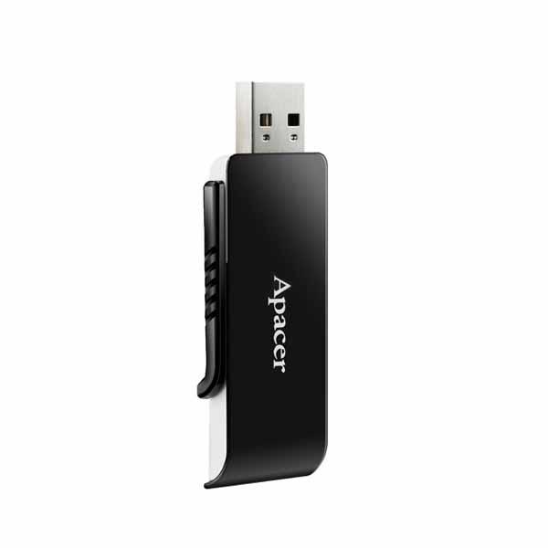 Apacer USB3.1 Gen1 AH350 64GB Flash Drive ブラック RP｜...
