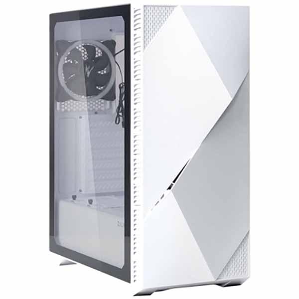 ZALMAN Z3 Iceberg White ARGBファンを2基装備したミドルタワー型PCケース...