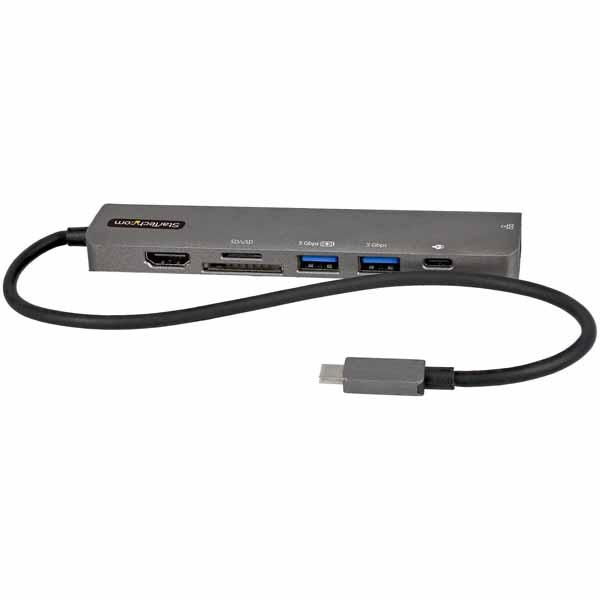 StarTech USB Type-Cマルチ変換アダプター（SD &amp; microSDスロット 2ポー...