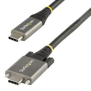 StarTech 1m サイドロック付きUSB-Cケーブル 10Gbps/USB 3.1(3.2 G...