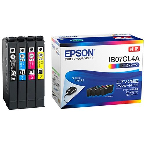 EPSON インクカートリッジ 4色パック 標準インク PX-M6011F/M6010F用｜IB07...