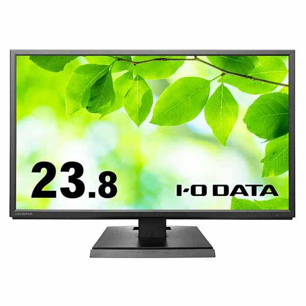 IOデータ 広視野角ADSパネル採用 DisplayPort搭載23.8型ワイド液晶ディスプレイ 黒...