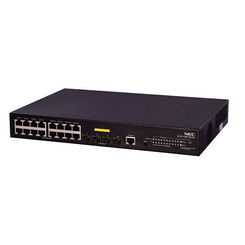 NEC QX-S1116GT-4G-PW 1GbEベーシックPoE+・レイヤ2スイッチ 基本部(AC...