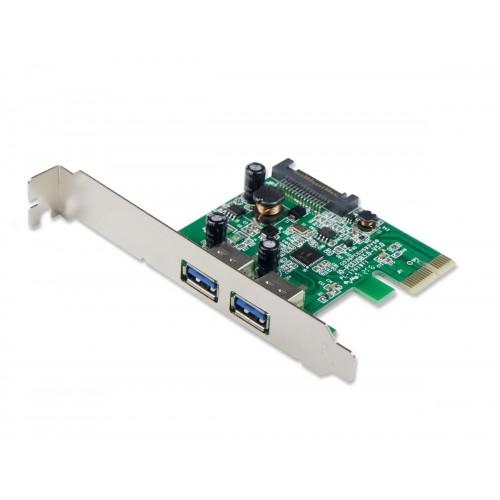 SYBA 2-port USB 3.0 PCIe x1 Revision 2.0 バルク品｜SY-P...