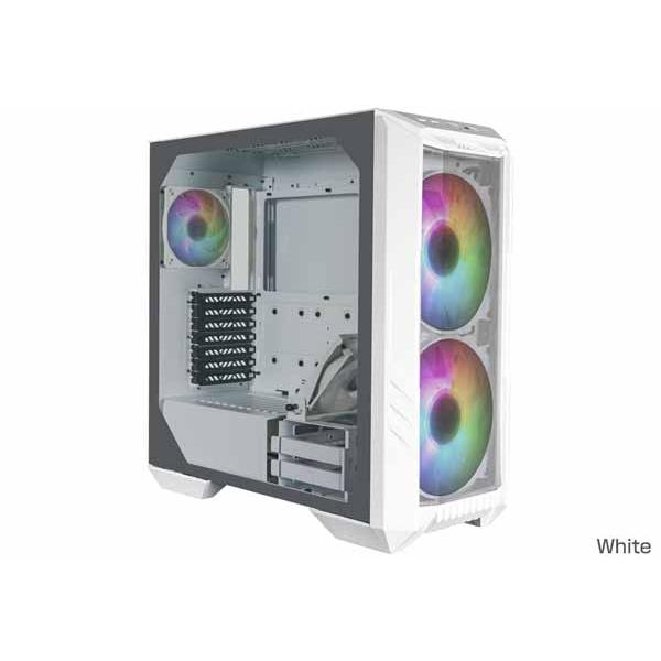 Cooler Master HAF 500 White ミドルタワー型PCケース ホワイト｜H500...