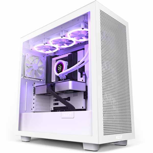 NZXT H7 Flow ミドルタワーエアフローケース [ホワイト]｜CM-H71FW-01