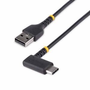 StarTech USBケーブル/USB-A-USB-C/1m/USB 2.0/L型 右向き/Type-C 充電コード｜R2ACR-1M-USB-CABLE