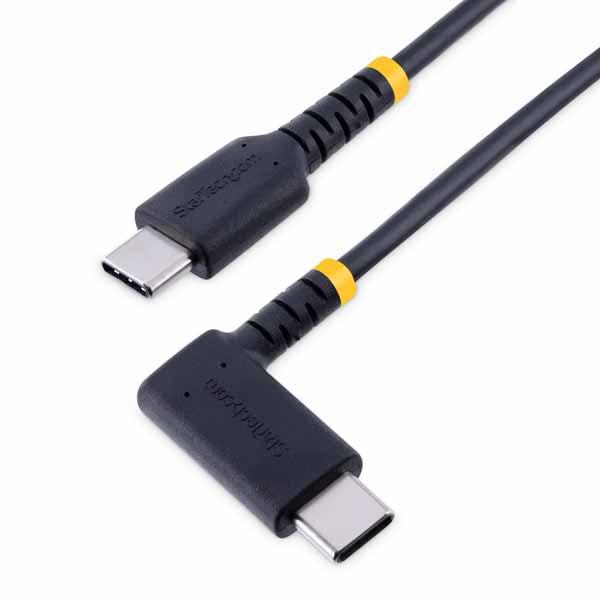 StarTech USBケーブル/USB-C-USB-C/1m/USB 2.0/L型 右向き/USB...