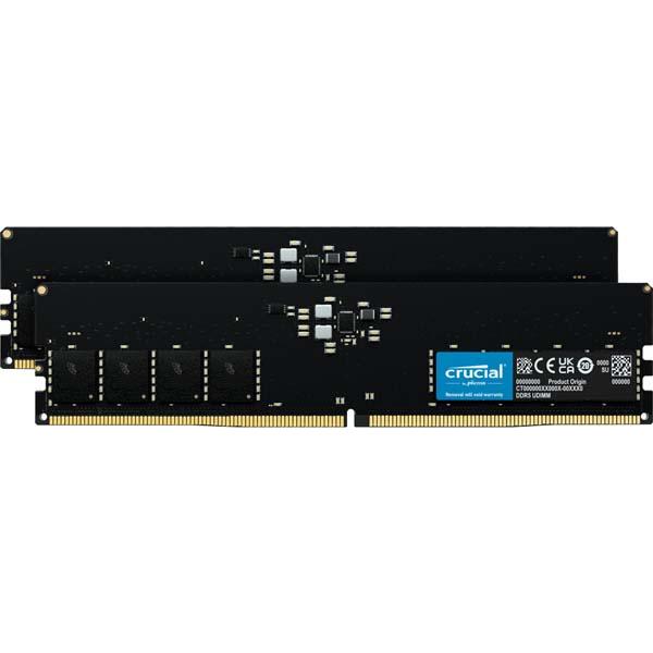 Crucial 32GB(16GBx2) DDR5 5600MHz(PC5-44800) UDIMM...