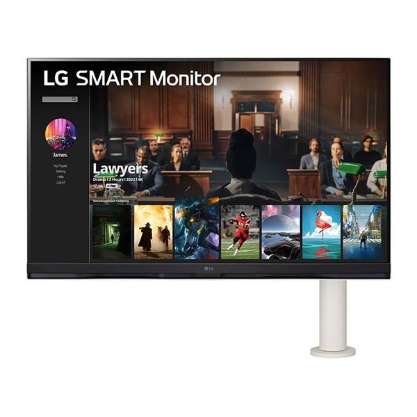LG Electronics 31.5インチ 4K(3840×2160)ディスプレイ  SMART ...