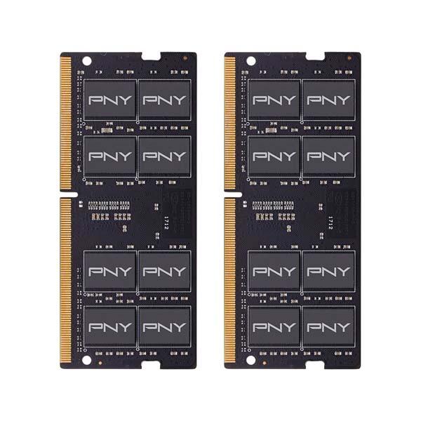 PNY 16GB(8GBx2) DDR4 2666MHz(PC4-21300) SODIMM CL1...