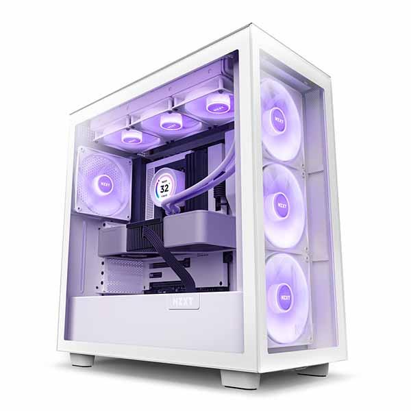 NZXT H7 Elite プレミアム ATX ミドルタワーケース [White] ホワイト｜CM-...