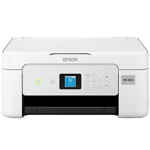 EPSON Colorio A4カラーインクジェット複合機 EW-456A 4色(染料3色+顔料ブラ...