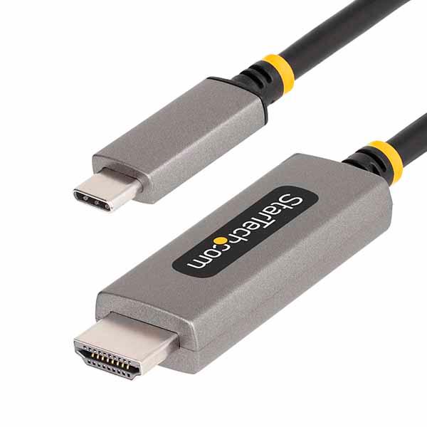 StarTech USB-C-HDMI 2.1変換ケーブル/2m/USB4 Thunderbolt ...