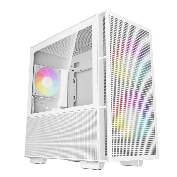 Deepcool CH360 WH ミニタワー型PCケース ホワイト｜R-CH360-WHAPE3-...