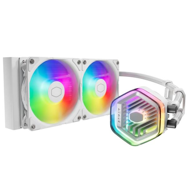 Cooler Master MasterLiquid 240 Atmos White 水冷一体型CP...