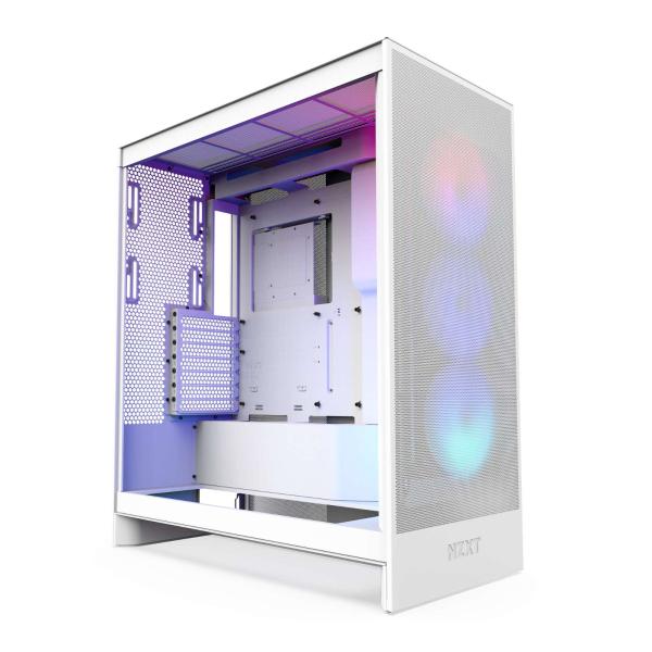 NZXT H7 Flow RGB v2 White ミドルタワー型PCケース マットホワイト｜CM-...