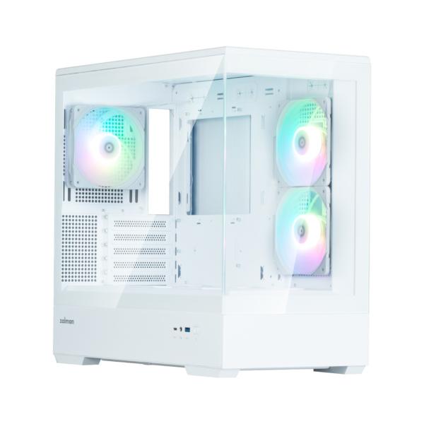 ZALMAN P30 White V2 ミニタワー型PCケース ホワイト｜P30 White V2