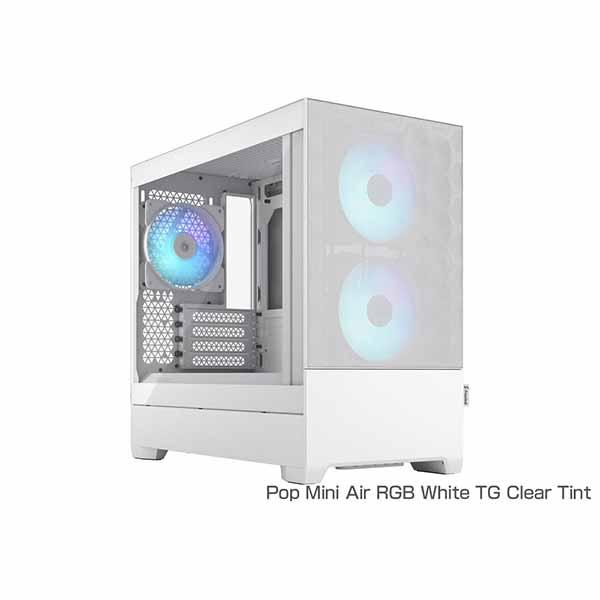 Fractal Design Pop Mini Air RGB White TG Clear Tin...