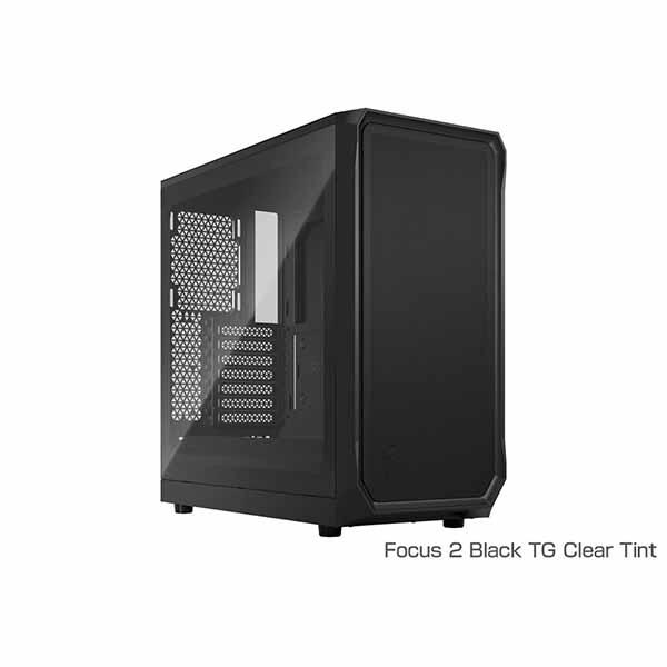 Fractal Design Focus 2 Black TG Clear Tint エアフロー重視...