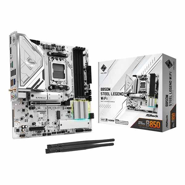 ASRock B850M Steel Legend WiFi microATXマザーボード｜B850...