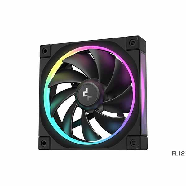 Deepcool FL12 120mmファンx1 ブラック｜R-FL12-BKAPN1-G