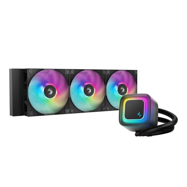 Deepcool LE360 V2 オールインワン水冷クーラー 120mm x3 ブラック｜R-LE...