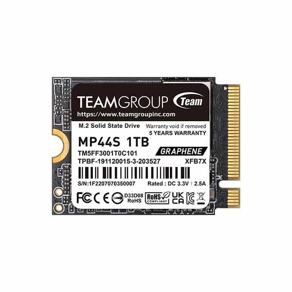 Team MP44S 容量1TB M.2(2230) 3.7mm PCIe Gen4 x4 NVMe...